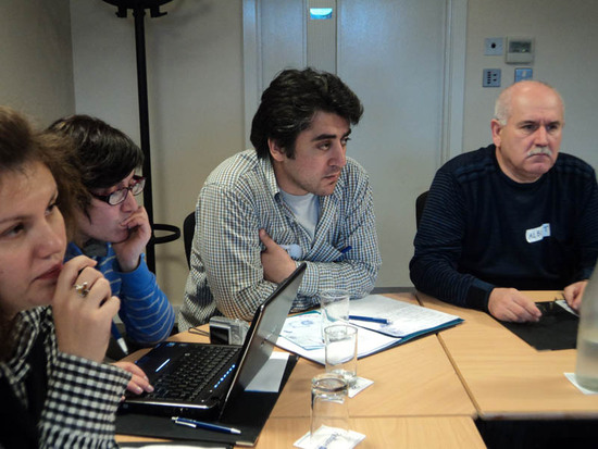 Белфаст. Азербайджанская журналистка Вика Дёмина, Анаит, Юра и я.