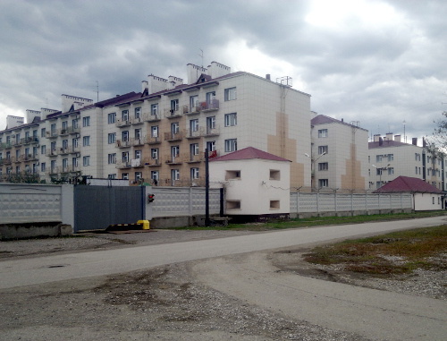 Место, где располагалось прежнее здание цирка в Грозном, построенное в 1976 году. 26 сентября 2013 г. Фото "Кавказского узла" Место, где располагалось прежнее здание цирка в Грозном, построенное в 1976 году. 26 сентября 2013 г. Фото "Кавказского узла"