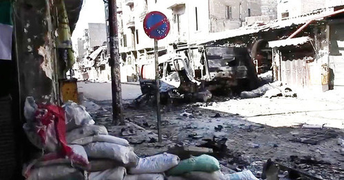 Улица в Алеппо после боев. Фото: Voice of America News: Scott Bobb reports from Aleppo, Syria https://ru.wikipedia.org Улица в Алеппо после боев. Фото: Voice of America News: Scott Bobb reports from Aleppo, Syria https://ru.wikipedia.org