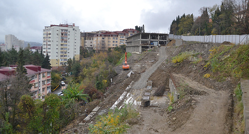 Вид на стройку торгового центра. Фото: Фото Светланы Кравченко
