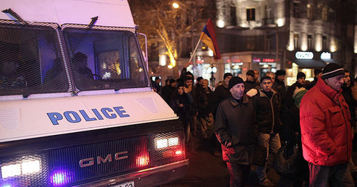 Митинг фронта общественного спасения «Новая Армения». Ереван, декабрь 2015 г.
Фото: © PAN Photo / Varo Rafayelyan, Aram Kirakosyan