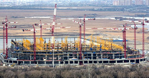 Строительство стадиона к Чемпионату мира по футболу. Ростовская область. Фото http://www.donland.ru/Default.aspx?pageid=105114 Строительство стадиона к Чемпионату мира по футболу. Ростовская область. Фото http://www.donland.ru/Default.aspx?pageid=105114