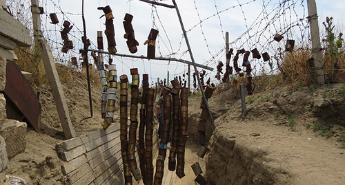 Передовые позиции армии НКР. Фото Алвард Григорян для "Кавказского узла"
