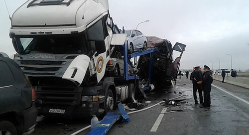 ДТП  автобуса Москва - Ереван,  14 октября в ДТП на территории России. Фото 
http://ru.armeniasputnik.am/incidents/20161130/5640654/vse-passazhiry-avtobusa-moskva-erevan-postradavshie-v-dtp-pod-beslanom-vypisany.html