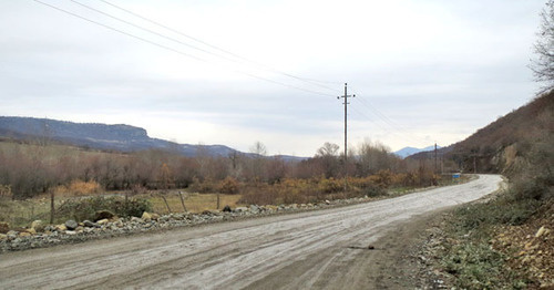 Автодорога Варденис – Мартакерт. Фото Алвард Григорян для "Кавказского узла"

