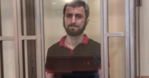 Хирамагомед Магомедов в зале суда. Фото Константина Волгина для "Кавказского узла"
