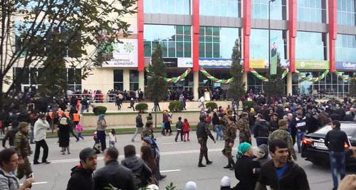 Торговый Центр Grand Park в Грозном. Кадр из видео пользователя Mansur https://www.youtube.com/watch?v=rP8inQ1H_Ks
