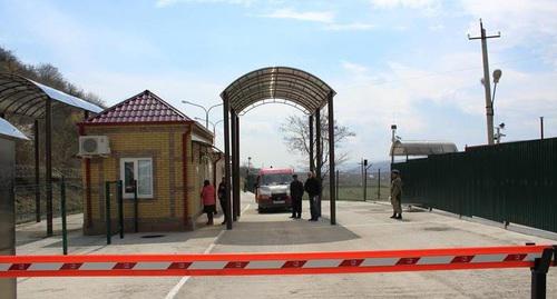 Пропускной пункт на границе Южной Осетии и Грузии. Фото: пресс-служба госкомитета информации и печати Южной Осетии. Пропускной пункт на границе Южной Осетии и Грузии. Фото: пресс-служба госкомитета информации и печати Южной Осетии.