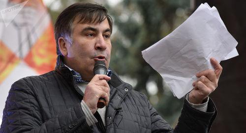 Михаил Саакашвили. Фото © Sputnik/ Stringer
https://sputnik-georgia.ru/world_politics/20171201/238384952/knutom-i-pryanikom-saakashvili-v-ukraine-soobshhil-dve-novosti.html