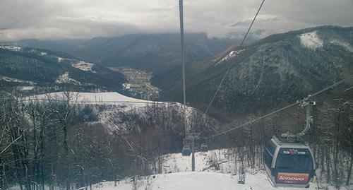 Горнолыжный курорт "Роза Хутор". Фото Владимира Козлова для "Кавказского узла" Горнолыжный курорт "Роза Хутор". Фото Владимира Козлова для "Кавказского узла"