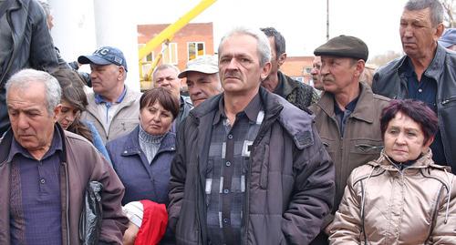 Пикет шахтеров в Гуково. Фото Вячеслава Прудникова для "Кавказского узла" Пикет шахтеров в Гуково. Фото Вячеслава Прудникова для "Кавказского узла"