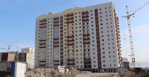 Один из объектов ООО «Кубаньжилстрой» в феврале 2018 года. Кадр видео "Блокнот". Один из объектов ООО «Кубаньжилстрой» в феврале 2018 года. Кадр видео "Блокнот".
