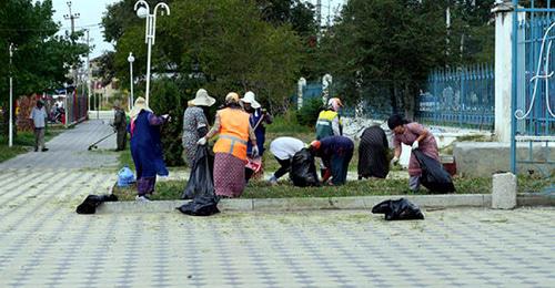 Сотрудницы клининговой компании в Махачкале. Фото Саида Вагабова https://chernovik.net Сотрудницы клининговой компании в Махачкале. Фото Саида Вагабова https://chernovik.net