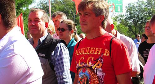 Митинг против пенсионной реформы в Волгограде. 22 сентября 2018 года. Фото Вячеслава Ященко для "Кавказского узла"