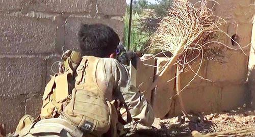 Кадр из видео под названием "Arrest a number of terrorists". Пользователь SDF PRESS
 https://www.youtube.com/watch?v=2d1LogUvSEc