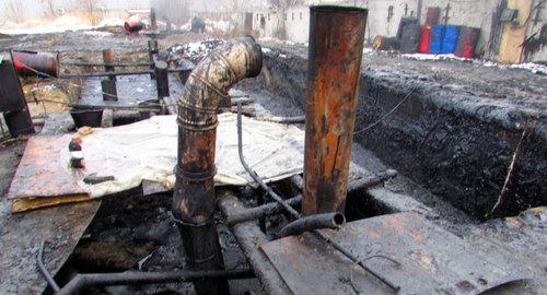 Площадка для переплавки нефтесодержащих отходов в Волгограде. Фото Вячеслава Ященко для "Кавказского узла". Площадка для переплавки нефтесодержащих отходов в Волгограде. Фото Вячеслава Ященко для "Кавказского узла".