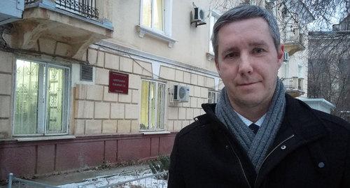 Адвокат Гольдера Сергей Куницкий. 6 декабря 2018 года. Фото Татьяны Филимоновой для "Кавказского узла" Адвокат Гольдера Сергей Куницкий. 6 декабря 2018 года. Фото Татьяны Филимоновой для "Кавказского узла"