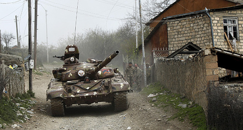 На линии соприкосновения в Нагорном Карабахе. Фото: REUTERS/Staff На линии соприкосновения в Нагорном Карабахе. Фото: REUTERS/Staff
