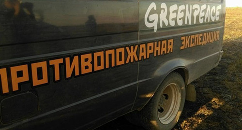 Машина Greenpeace. Фото: пресс-служба Greenpeace http://www.greenpeace.org Машина Greenpeace. Фото: пресс-служба Greenpeace http://www.greenpeace.org