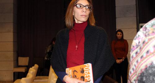 Жители Нагорного Карабаха на презентации книги Роберта Кочаряна в Степанакерте. Фото: Алвард Григорян для "Кавказского узла".