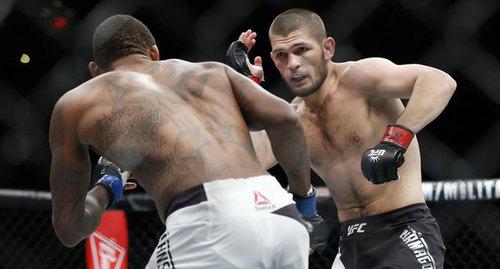 Хабиб Нурмагомедов (справа). Фото REUTERS/R:
USA Today Sports