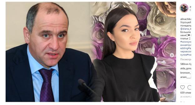 Рашид Темрезов, Алина Чикатуева. Фото http://www.kchr.ru/, личная страница   Алины Чикатуевой в Instagram  https://www.instagram.com/alinachikatueva0916/