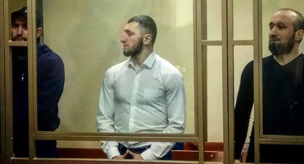 Саламхан Сампиев, Руслан Эсмурзиев и Магомед Аматханов на оглашении приговора. Фото Константина Волгина для "Кавказского узла"
