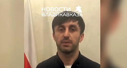 Заявление депутата Гогичаeв. Фото: кадр видео 
Информационный сайт ОcНова, https://www.youtube.com/watch?v=eldfEN9Ds3s