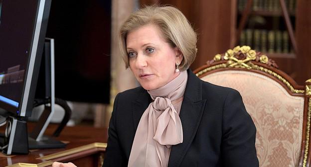 Глава Роспотребнадзора Анна Попова. Фото пресс-службы президента России. http://kremlin.ru/events/president/news/56016