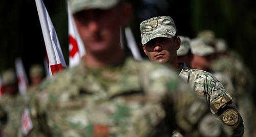 Грузинские военнослужащие. Фото: REUTERS/David Mdzinarishvili Грузинские военнослужащие. Фото: REUTERS/David Mdzinarishvili