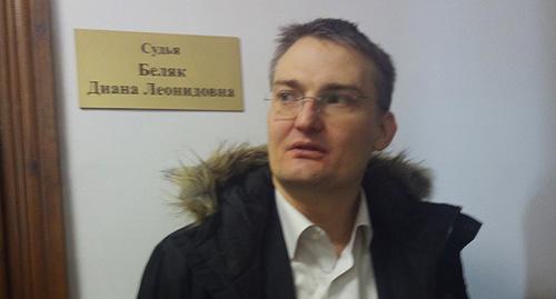 Михаил Беньяш в задании суда. Фото Анны Грицевич для "Кавказского узла" Михаил Беньяш в задании суда. Фото Анны Грицевич для "Кавказского узла"