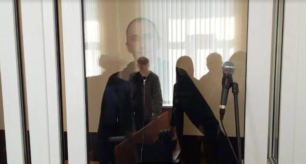 Михаил Савостин на заседании в Минераловодском городском суде. 25 апреля 2019 года. Фото корреспондента "Кавказского узла"