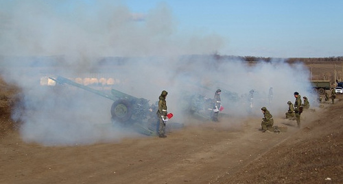 Учения артиллеристов. Фото: Министерство обороны РФ https://structure.mil.ru Учения артиллеристов. Фото: Министерство обороны РФ https://structure.mil.ru