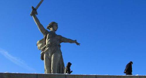 Скульптура "Родина-мать зовёт!". Волгоград. Фото Вячеслава Ященко для "Кавказского узла" Скульптура "Родина-мать зовёт!". Волгоград. Фото Вячеслава Ященко для "Кавказского узла"