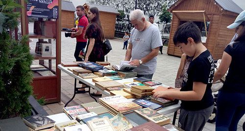 Посетители фестиваля "Человек читающий". Нальчик, 10 августа 2019 года. Фото Людмилы Маратовой для "Кавказского узла". Посетители фестиваля "Человек читающий". Нальчик, 10 августа 2019 года. Фото Людмилы Маратовой для "Кавказского узла".