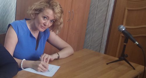 Анастасия Шевченко. Фото Константина Волгина для "Кавказского узла" Анастасия Шевченко. Фото Константина Волгина для "Кавказского узла"