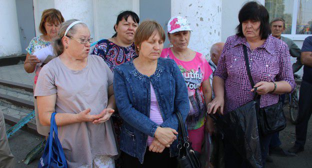 Пикет в Гуково 14 сентября 2019 года. Фото Вячеслава Прудникова для "Кавказского узла"