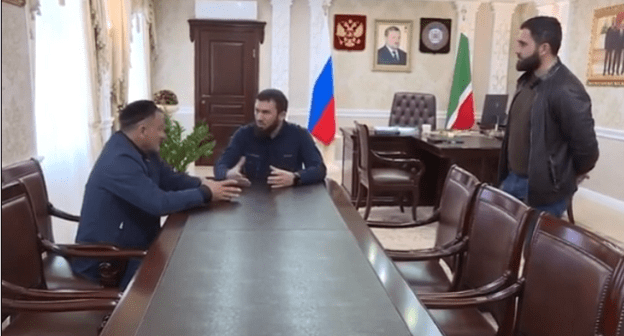 Кадр видео в Instagram Магомеда Даудова. https://www.instagram.com/p/B3ZpoDCIYXm/