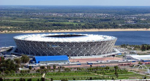 Стадион "Волгоград-Арена". Фото Вячеслава Ященко для "Кавказского узла" Стадион "Волгоград-Арена". Фото Вячеслава Ященко для "Кавказского узла"