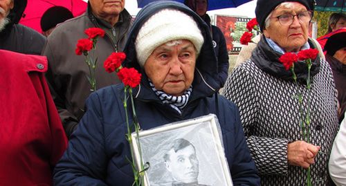 Участники митинга. Волгоград, 30 октября 2019 г. Фото Вячеслава Ященко для "Кавказского узла"