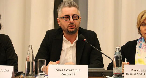 Ника Гварамия. Фото OSCE Parliamentary Assembly https://ru.wikipedia.org/wiki/%D0%93%D0%B2%D0%B0%D1%80%D0%B0%D0%BC%D0%B8%D1%8F,_%D0%9D%D0%B8%D0%BA%D0%BE%D0%BB%D0%BE%D0%B7_%D0%90%D0%BD%D0%B7%D0%BE%D1%80%D0%B8%D0%B5%D0%B2%D0%B8%D1%87#/media/%D0%A4%D0%B0%D0%B9%D0%BB:Nika_Gvaramia,_Director_General_of_Rustavi_2_(44851964644).jpg