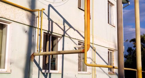 Труба распределения газа многоквартирного дома. Фото Нины Тумановой для "Кавказского узла" Труба распределения газа многоквартирного дома. Фото Нины Тумановой для "Кавказского узла"
