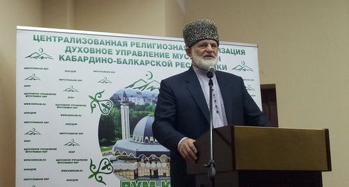 Муфтий Северной Осетии Хаджимурат Гацалов. Фото Людмилы Маратовой для "Кавказского узла" Муфтий Северной Осетии Хаджимурат Гацалов. Фото Людмилы Маратовой для "Кавказского узла"