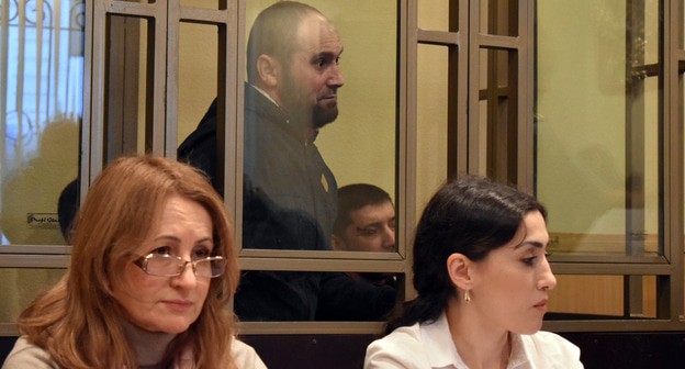 Самир Ибрагимов в зале суда. Фото Константина Волгина для "Кавказского узла"
