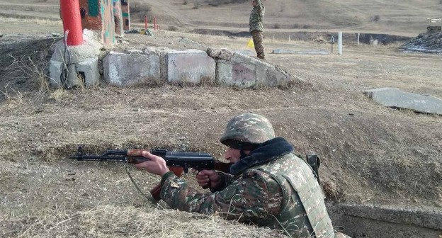 Солдат вооруженных сил Армении. Фото пресс-службы Минобороны Армении, http://www.mil.am/ru/news/7402