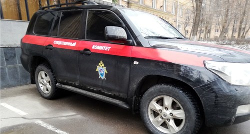 Автомобиль СК России. Фото Дины Духовской для "Кавказского узла" Автомобиль СК России. Фото Дины Духовской для "Кавказского узла"