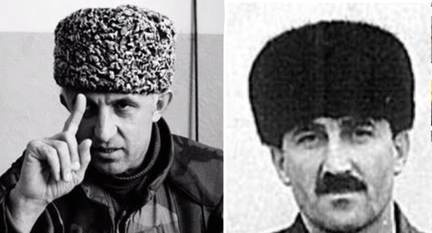 Аслан Масхадов, Вахид Мурдашев. Фото: кадр видео канала  "Новостуем" https://www.youtube.com/watch?v=V65Cb0lBemQ , кадр видео "Кавказ.Реалии" https://www.youtube.com/watch?time_continue=3&v=XixfkI_Io9g&feature=emb_logo
 Коллаж "Кавказского узла"