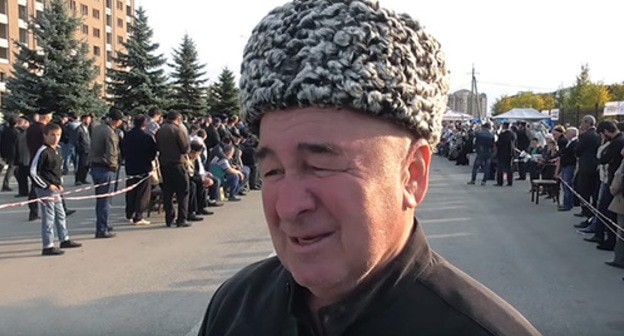 Председатель Совета тейпов Ингушетии Малсаг Ужахов. Кадр из видео пользователя Совет тейпов ингушского народа https://www.youtube.com/watch?v=OKp3UuBZ1jk
