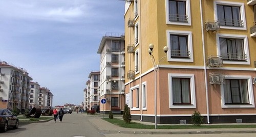 Улица в Сочи. Фото: скриншот видео https://kuban24.tv Улица в Сочи. Фото: скриншот видео https://kuban24.tv