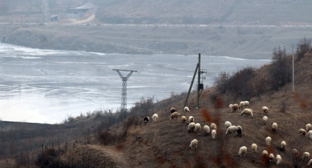 Хвостохранилище Ахталинского горно-обогатительного комбината. Фото Тиграна Петросяна для "Кавказского узла"